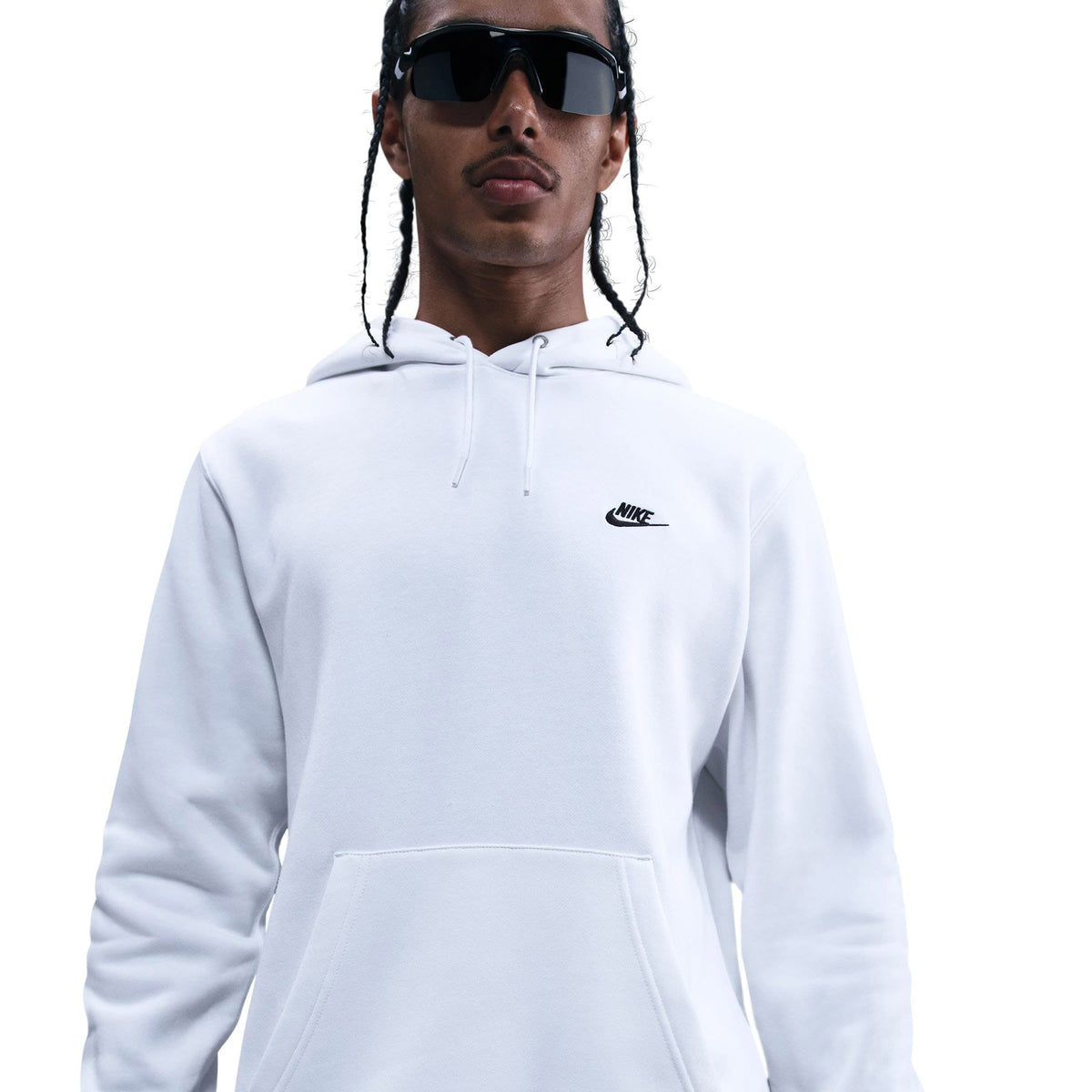 Nike Club Pullover Fleece Erkek Beyaz Sweatshirt