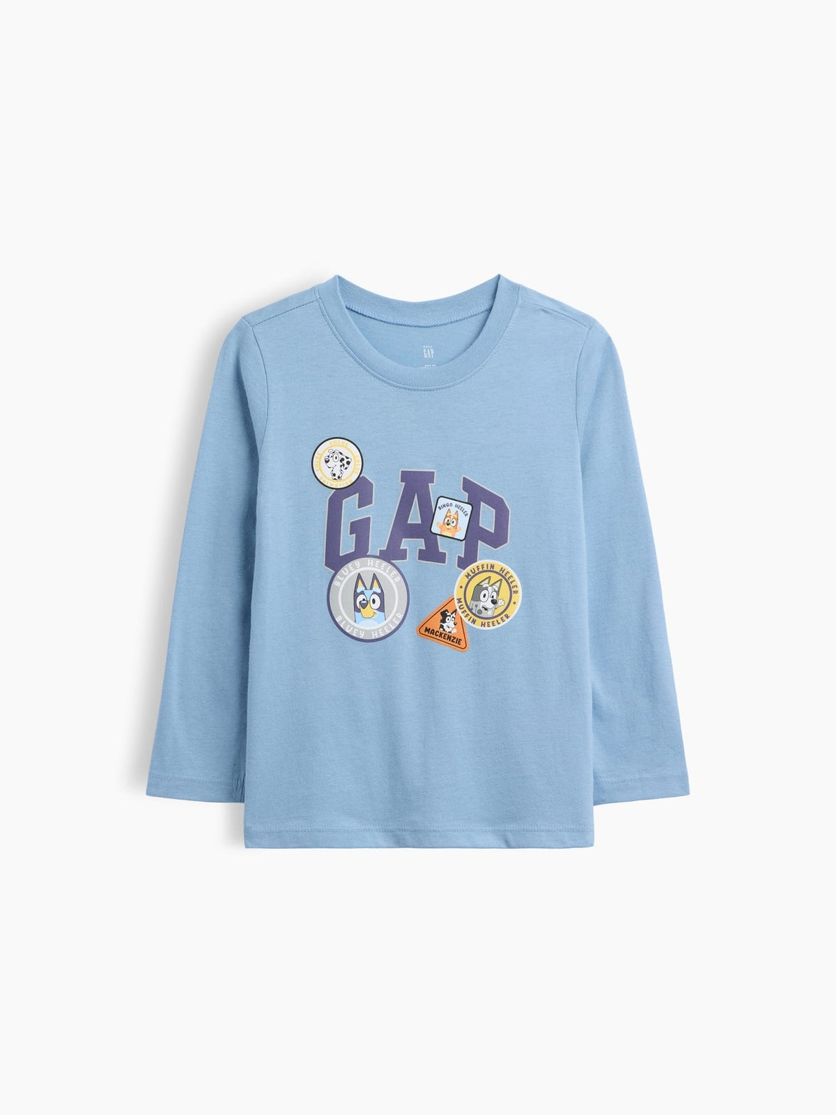 Açık Mavi Bluey Logo T-shirt