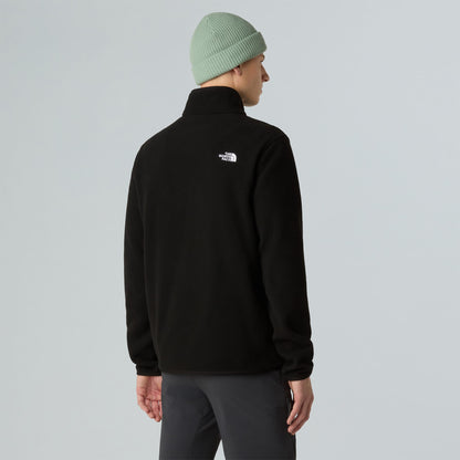 The North Face Glacier Fleece Erkek Fermuarlı Siyah Polar Üst