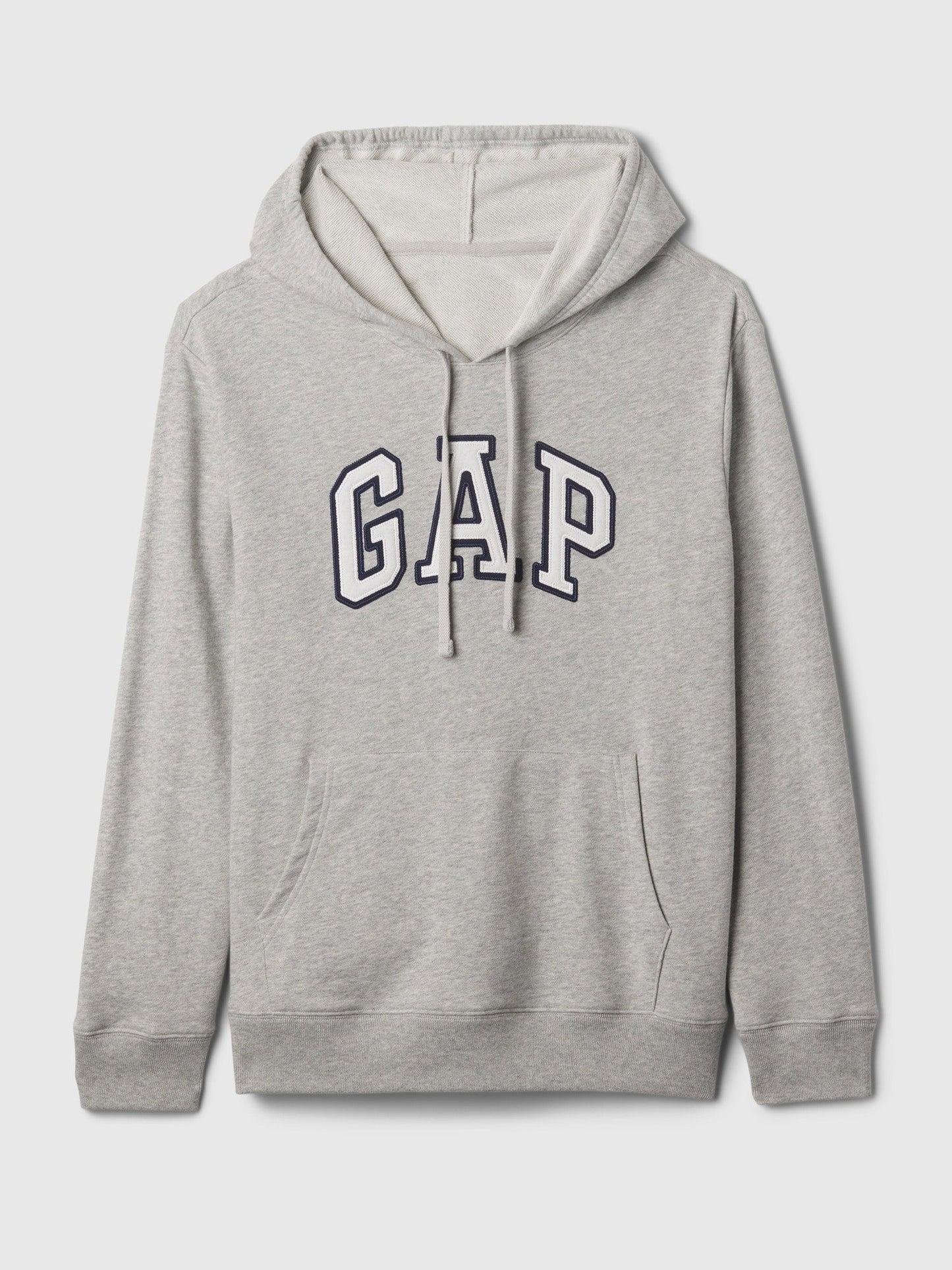 Açık Gri Gap Logo Havlu Kumaş Sweatshirt