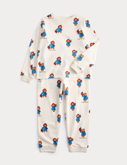 Saf Pamuklu Paddington Pijama Takımı (1-8 Yaş)