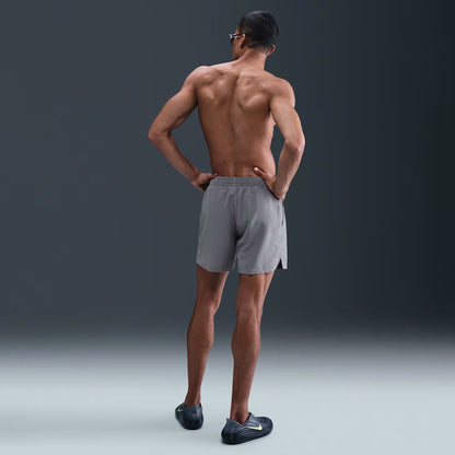 Nike Swim Breaker Solid Essential Erkek Gri Deniz Şortu
