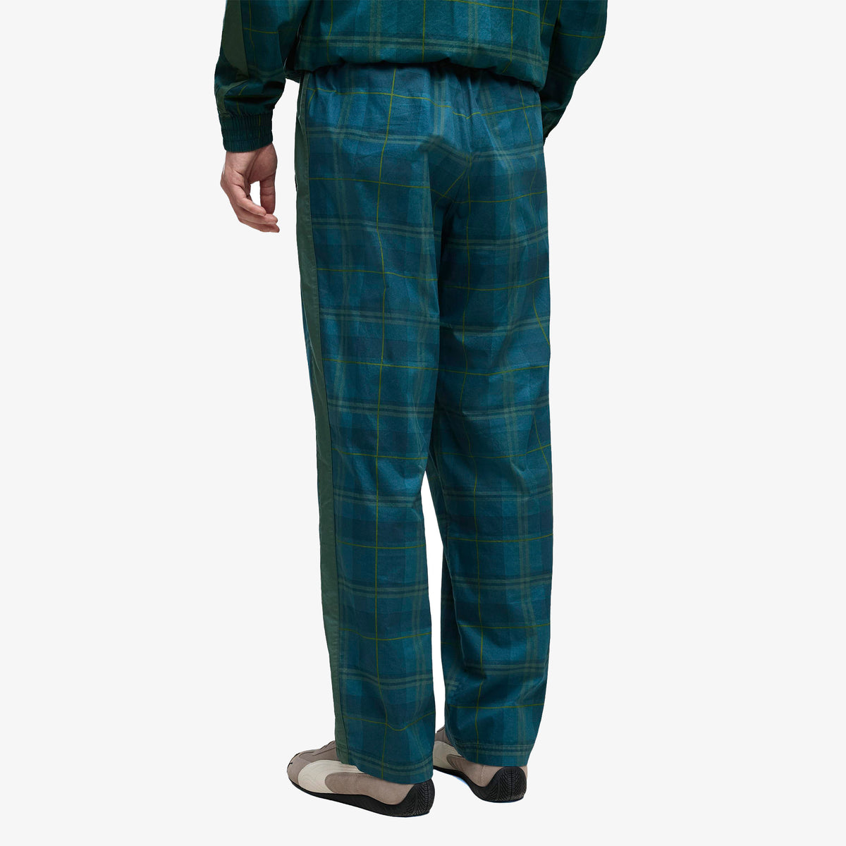 Puma T7 Tartan Track Erkek Yeşil Pantolon