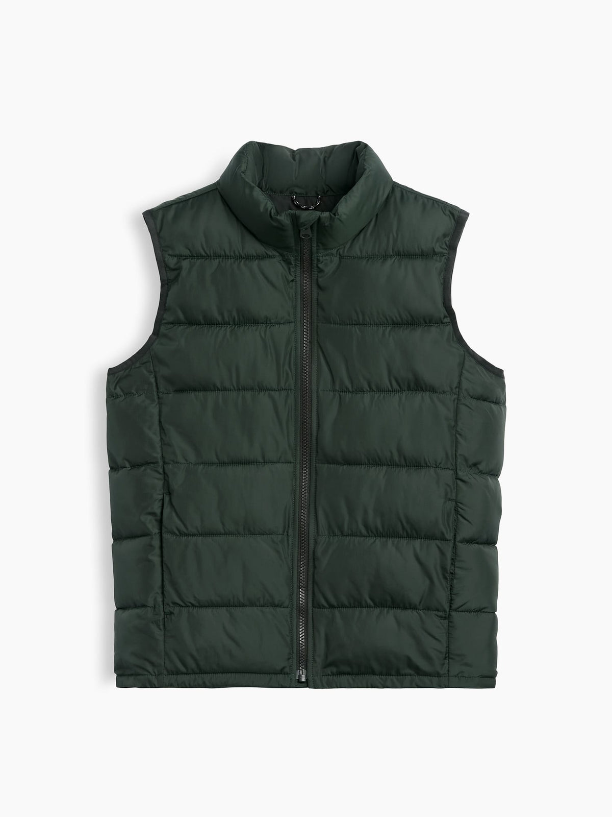 Koyu Yeşil Recycled Lightweight Puffer Şişme Yelek