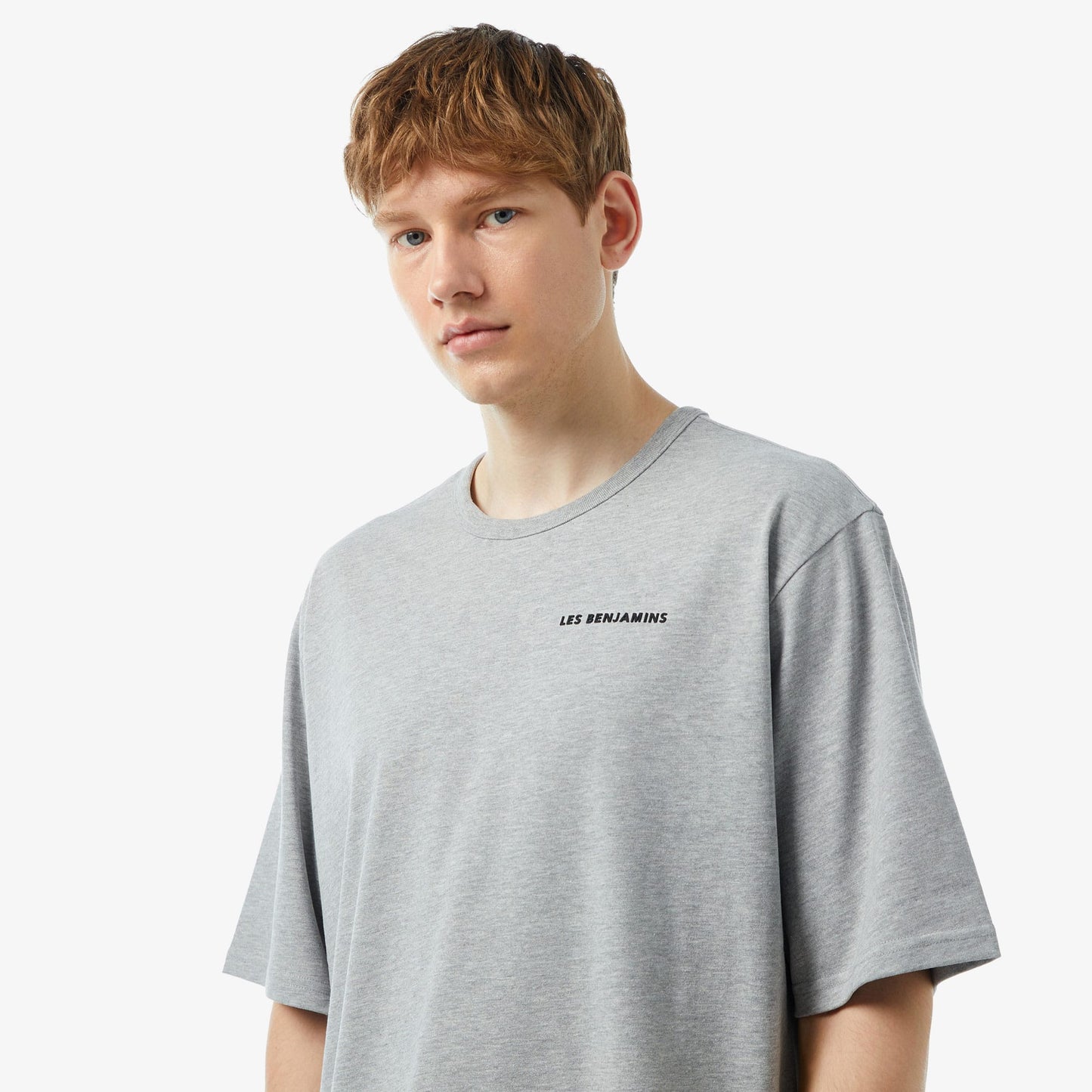 Les Benjamins Classics Erkek Gri T-shirt