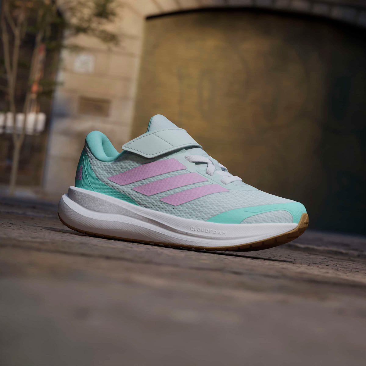 Adidas Runfalcon 6 Elastic Lace Çocuk Siyah Koşu Ayakkabısı