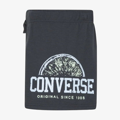 Converse Graphic Knit Çocuk Siyah Şort
