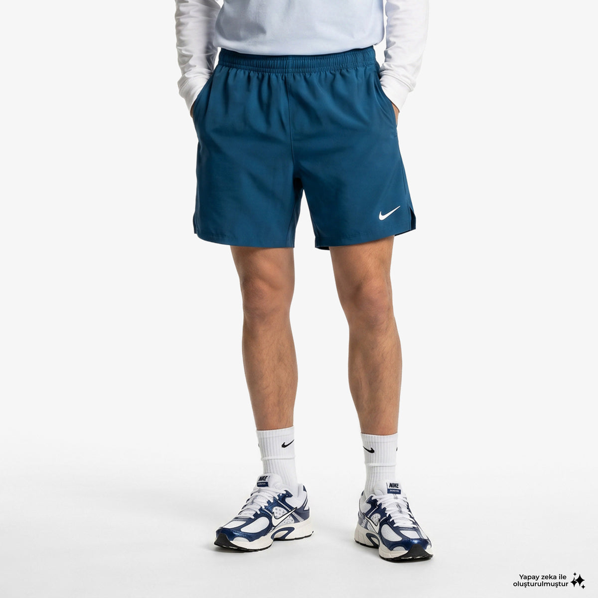 Nike Swim Breaker Solid Essential Erkek Yeşil Deniz Şortu