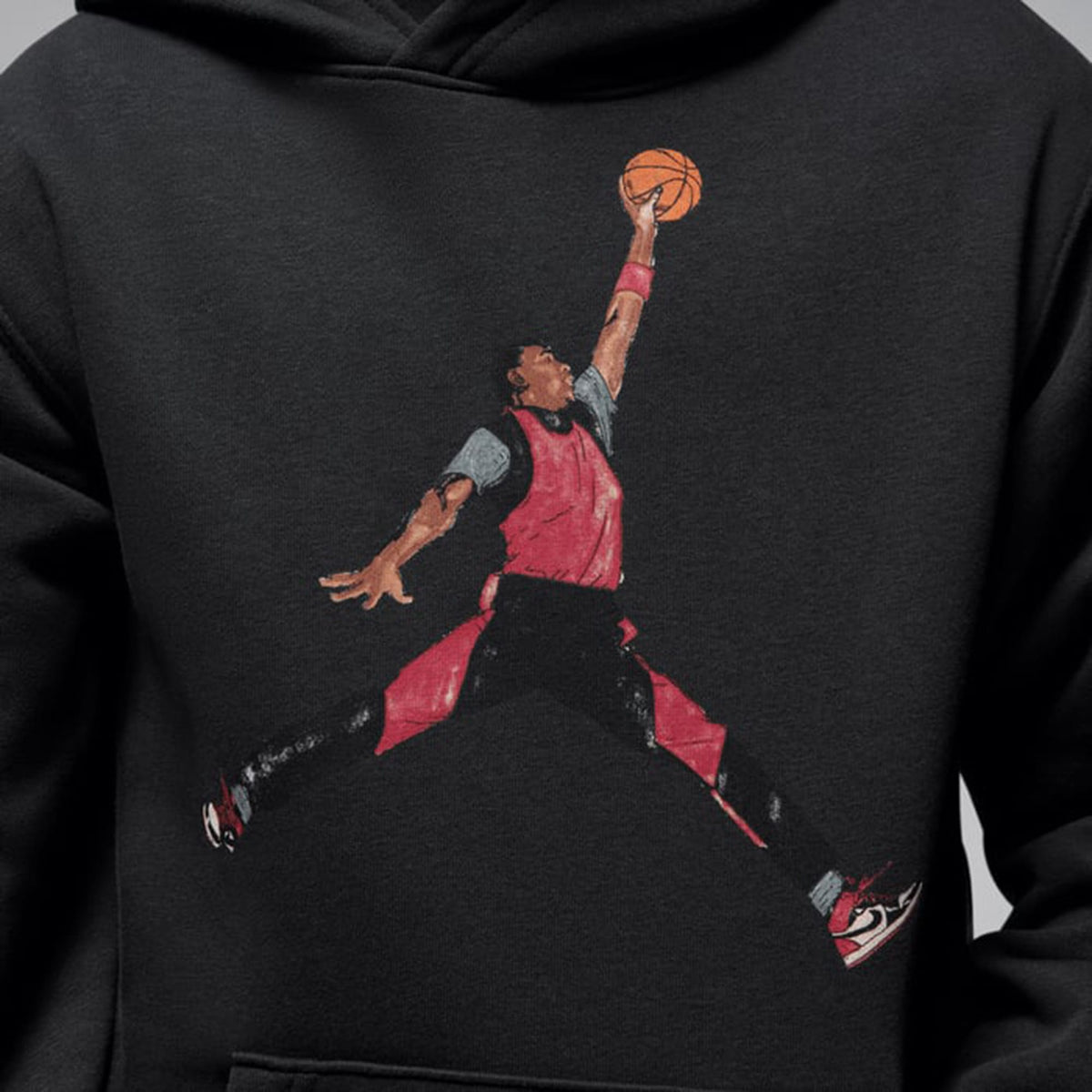 Jordan Jdb Jordan Sketch Po Çocuk Siyah Sweatshirt