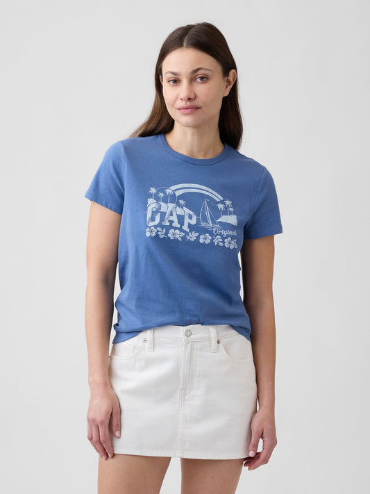 Mavi Favorite Grafik Baskılı T-shirt
