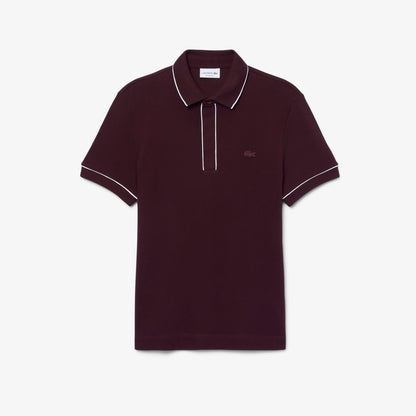 Lacoste Erkek Regular Fit Organik Pamuk Bordo Paris Polo