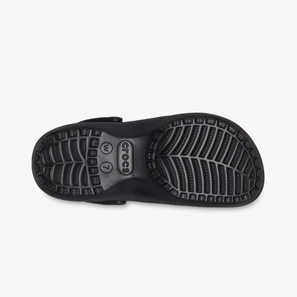 Crocs Classic Platform Glitter Clog Kadın Siyah Sandalet