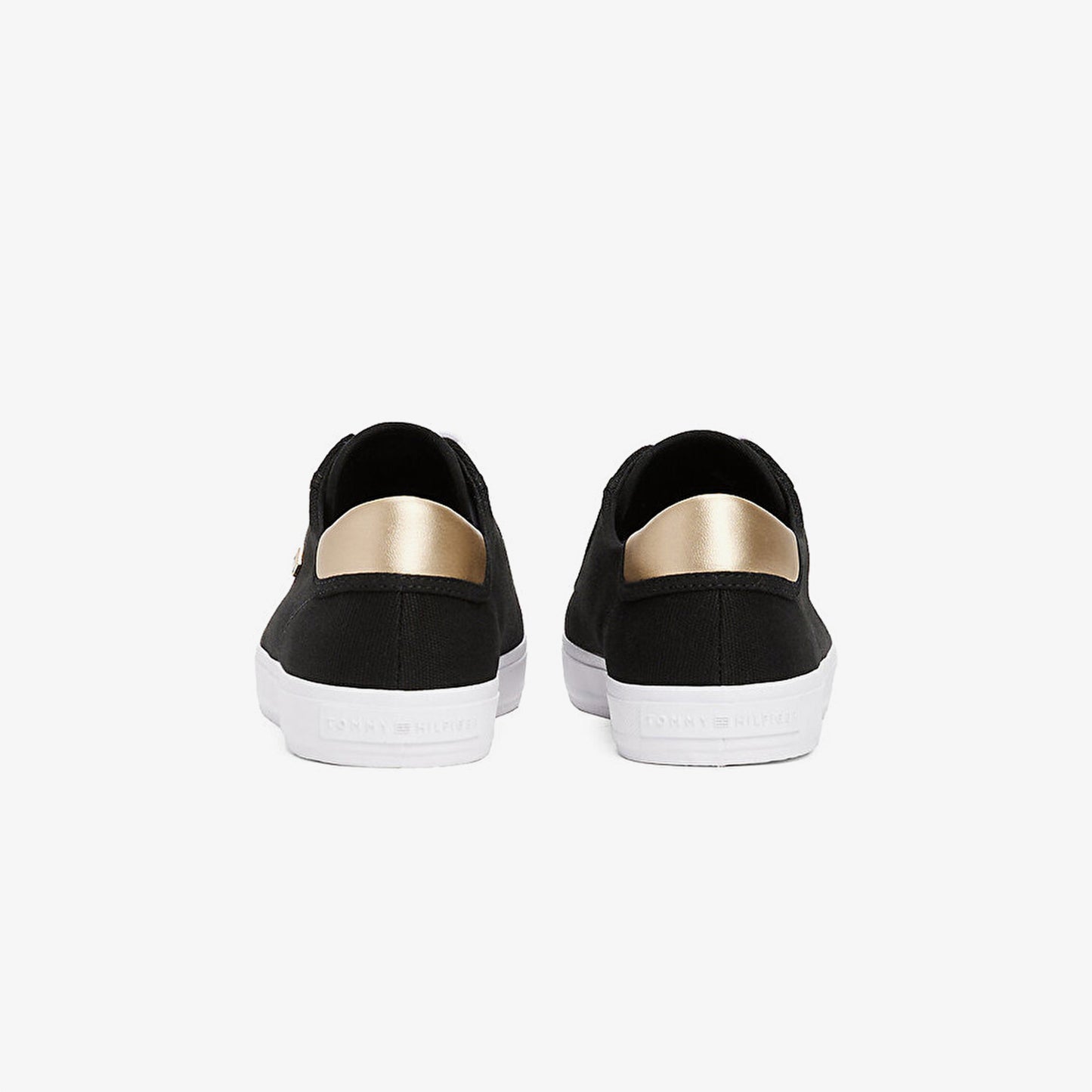 Tommy Hilfiger Vulc Lace Up Kadın Siyah Spor Ayakkabı