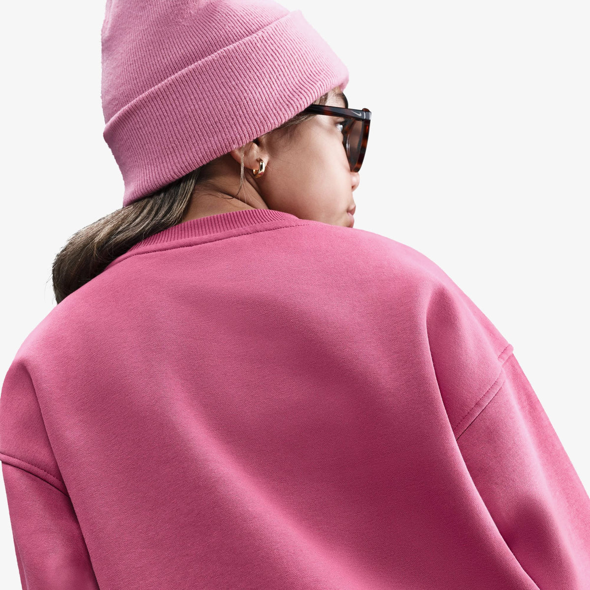 Nike Sportswear Club Fleece Çocuk Pembe Sweatshirt