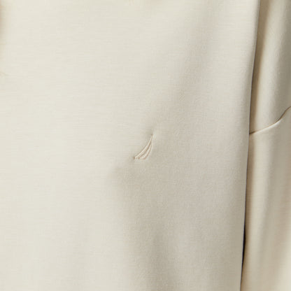Nautica Kadın Bej Regular Fit Sweatshirt