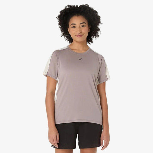 Asics Fujitrail Elite Ss Top Kadın Gri T-shirt