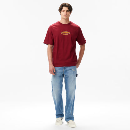 Les Benjamins Erkek Bordo T-shirt