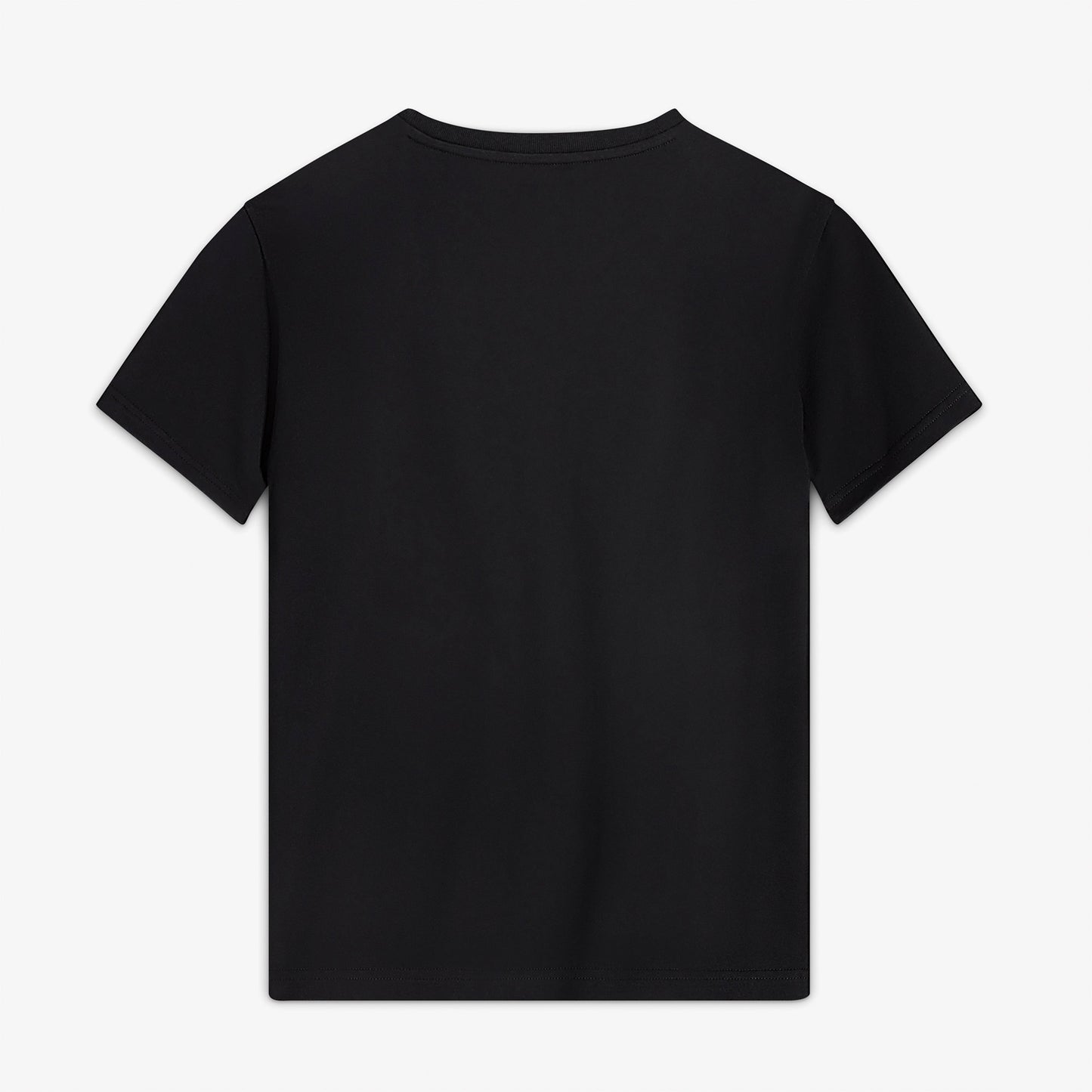 Converse High Tops Kadın Nakışlı Siyah T-shirt