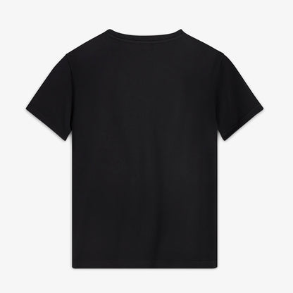 Converse High Tops Kadın Nakışlı Siyah T-shirt