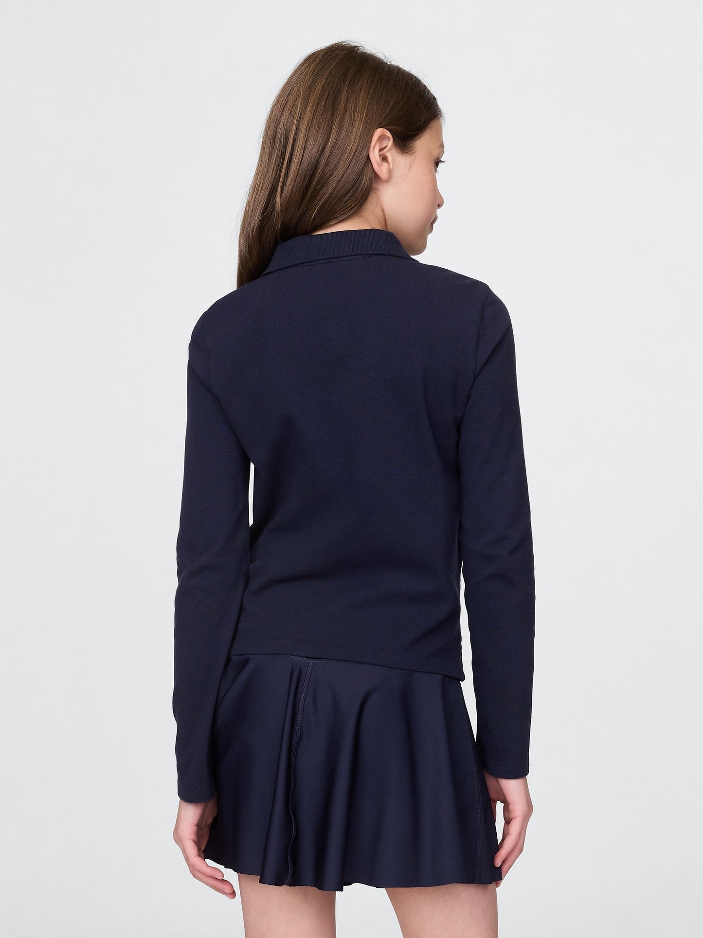 Lacivert Uniform Polo T-shirt