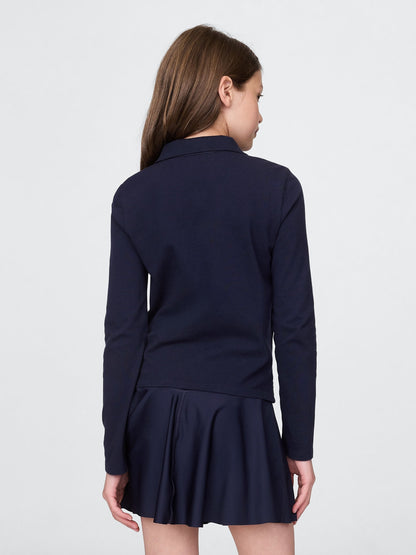 Lacivert Uniform Polo T-shirt