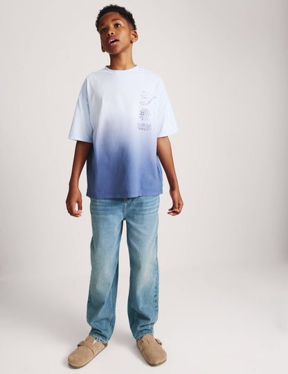 Saf Pamuklu T-shirt