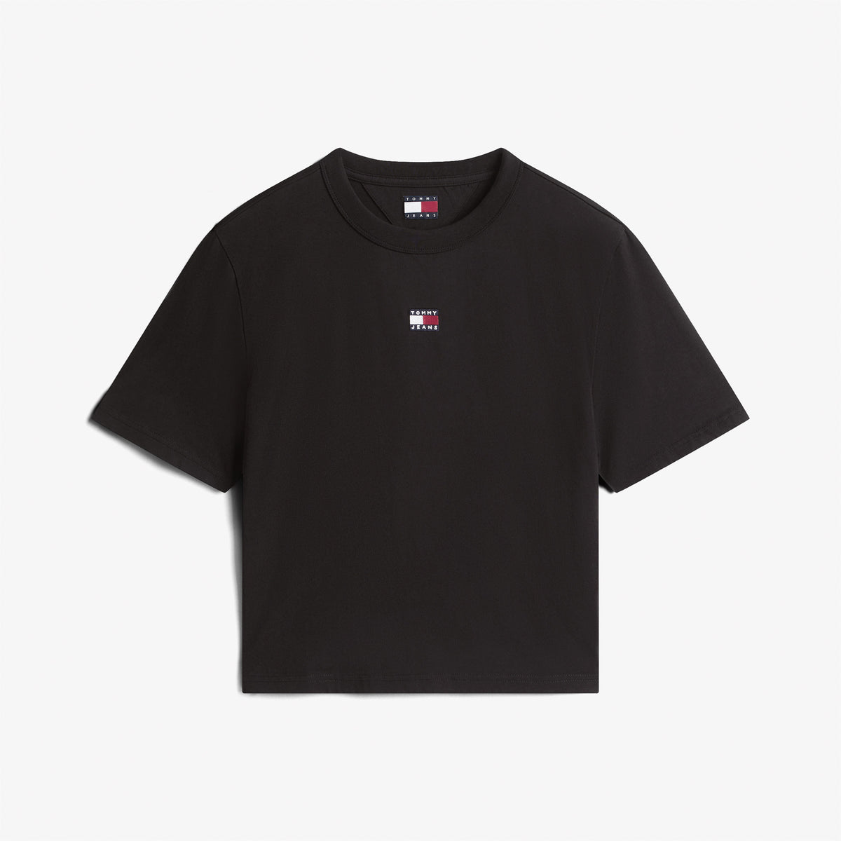 Tommy Hilfiger Badge Kadın Siyah T-shirt