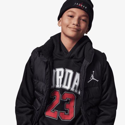 Jordan Hbr Fleece Po Çocuk Siyah Günlük Sweatshirt