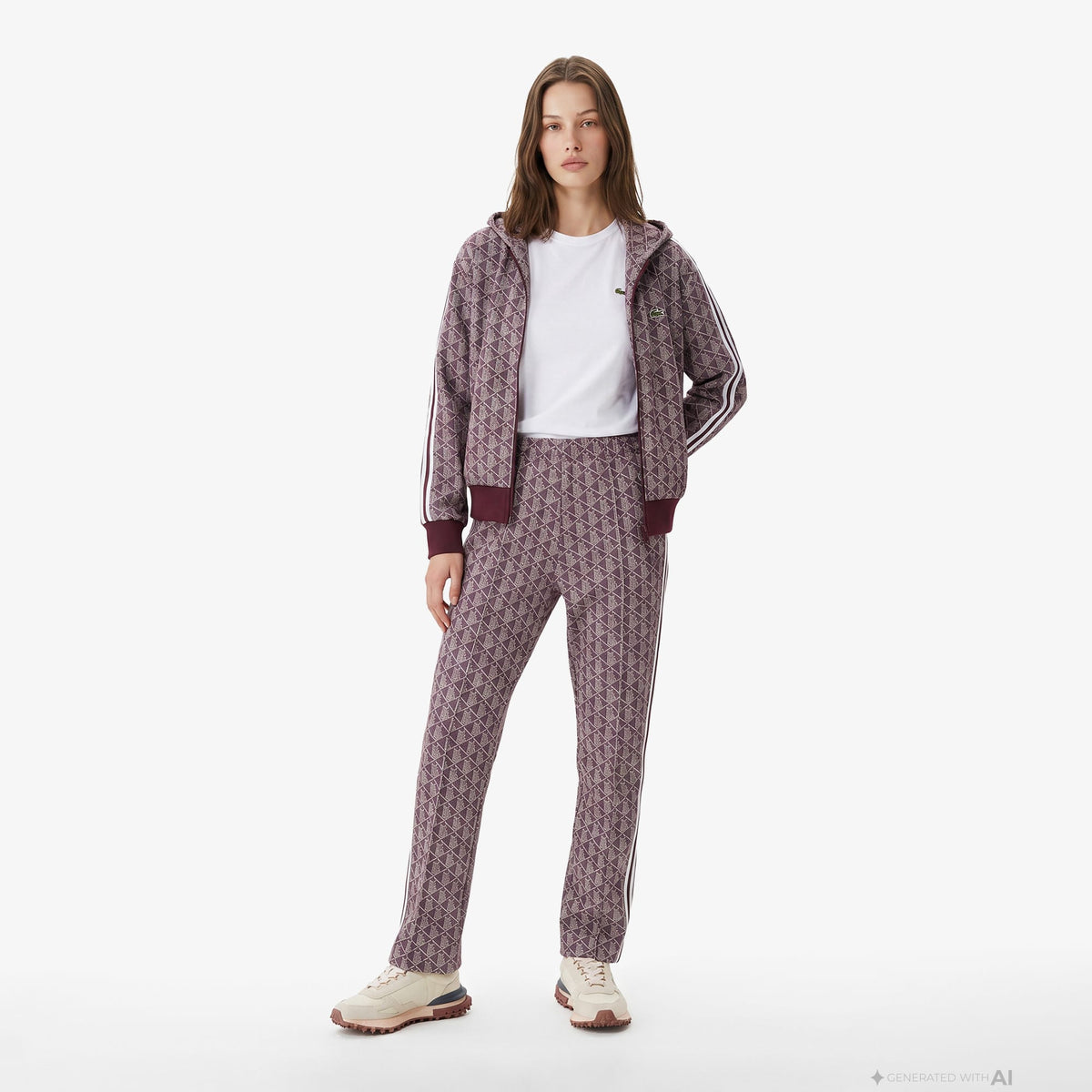 Lacoste Flare Fit Kadın Lacivert Eşofman Altı