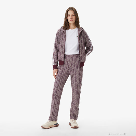 Lacoste Flare Fit Kadın Lacivert Eşofman Altı