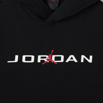 Jordan Baseline French Terry Printed Çocuk Siyah Hoodie