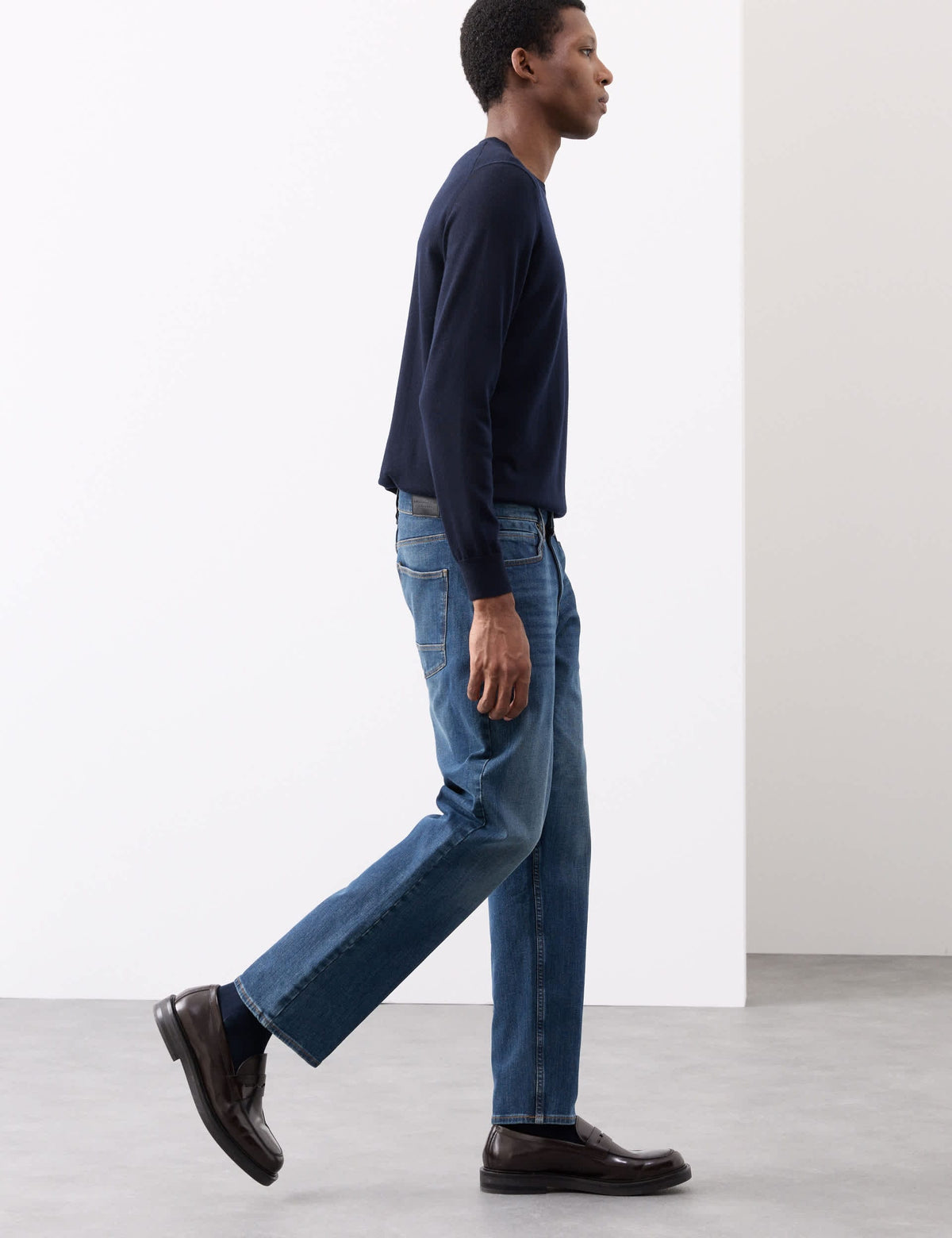 Esnek Straight Fit Jean