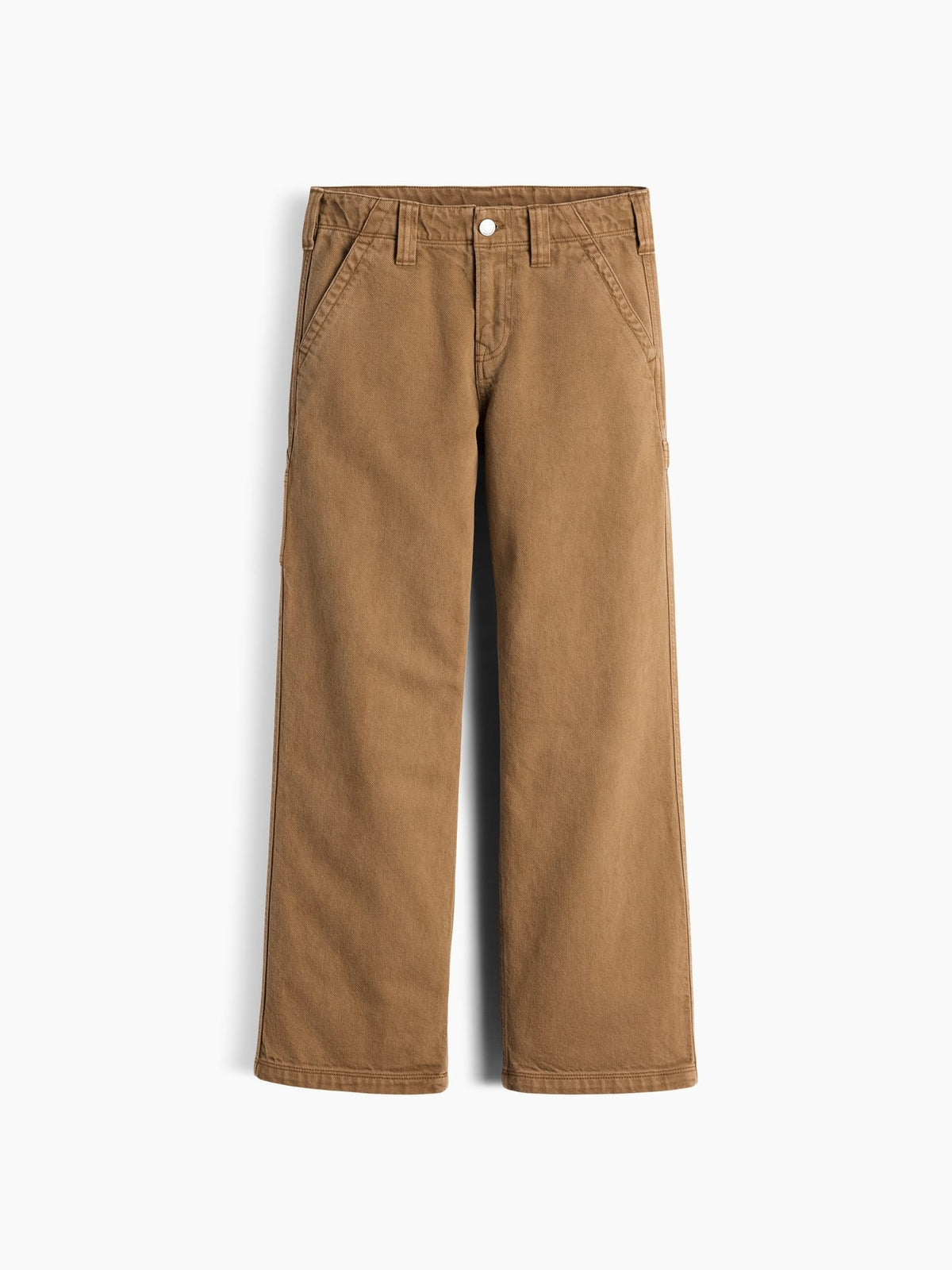Kahverengi 90s Loose Jean Pantolon