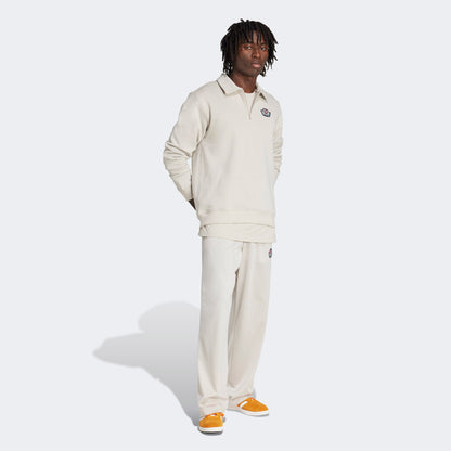 Adidas Graphic Half Z Erkek Bej Sweatshirt