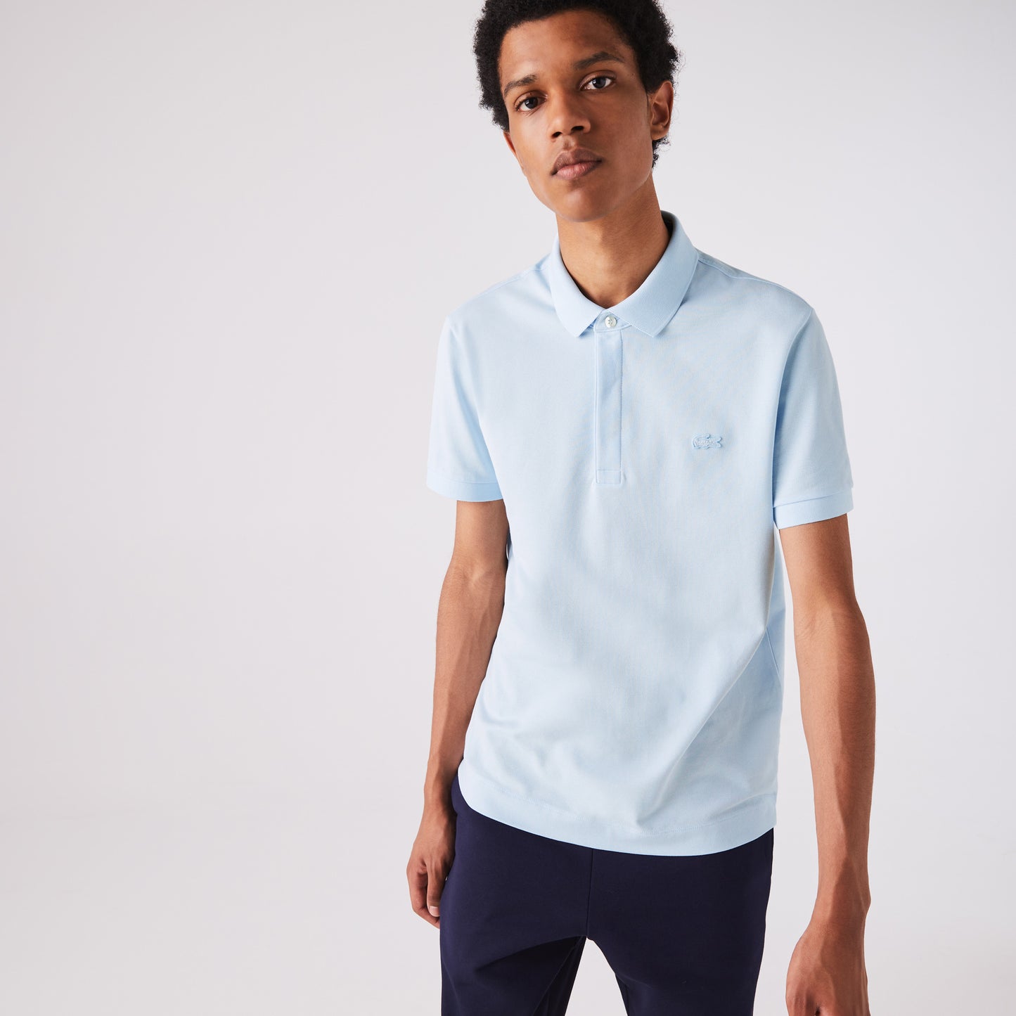 Lacoste Paris Erkek Regular Fit Açık Mavi Polo