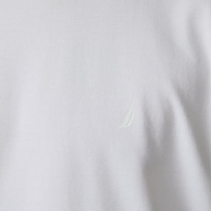 Nautica Erkek Beyaz Classic Fit T-shirt