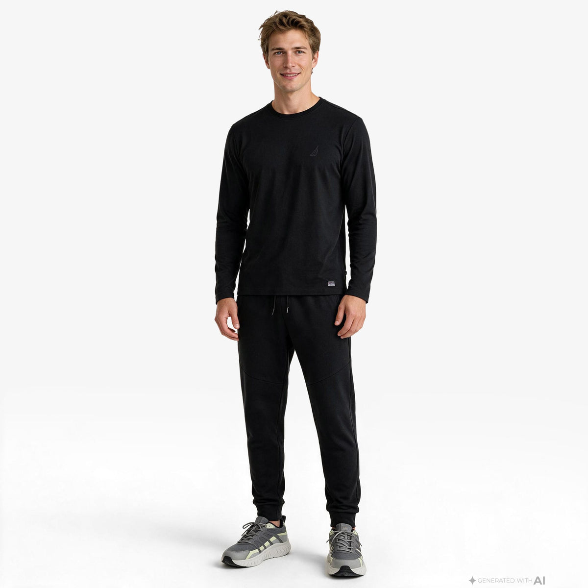 Nautica Regular Fit Erkek Siyah T-shirt