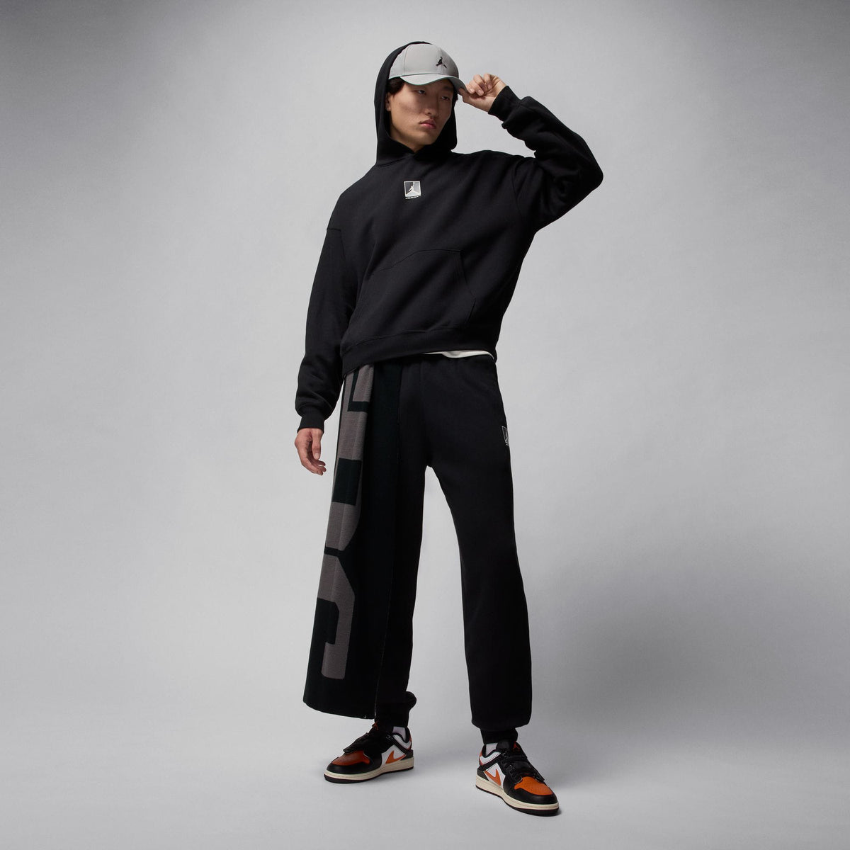 Jordan Brooklyn Erkek Siyah Sweatshirt