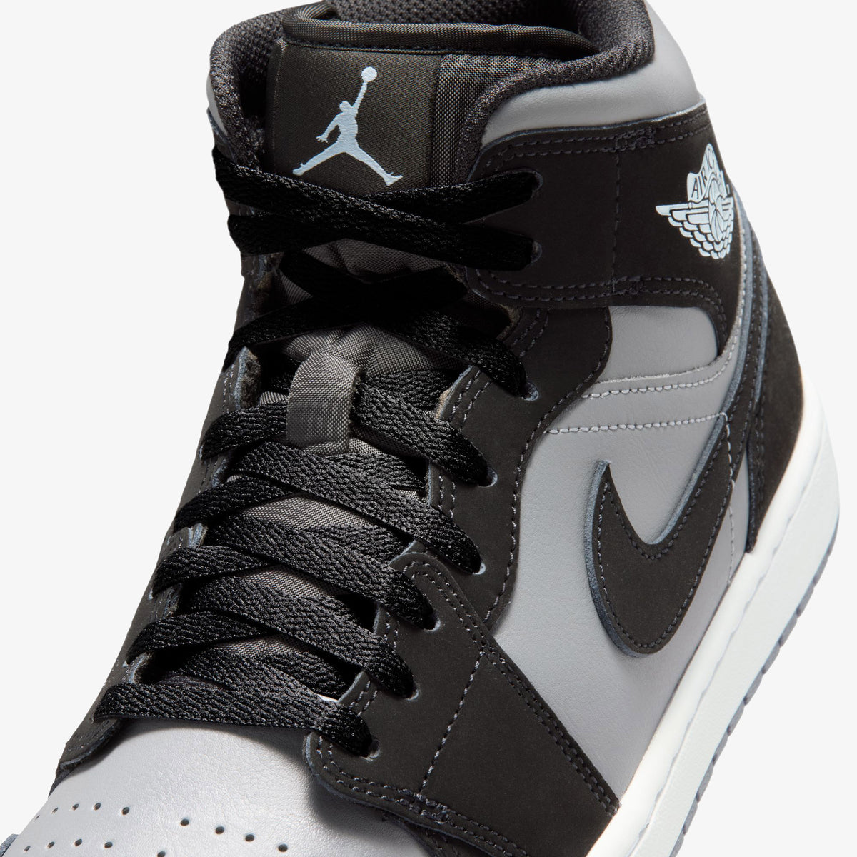 Jordan Air Jordan 1 Mid Erkek Gri Spor Ayakkabı