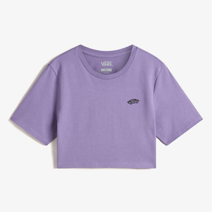 Vans W Style 76 Ii Crew Crop Ss Kadın Mor T-shirt