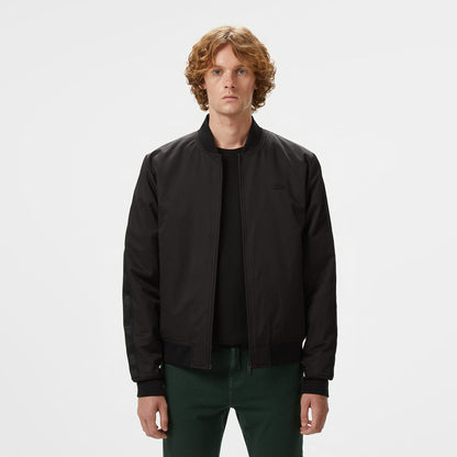 Lacoste Erkek Dik Yaka Siyah Bomber Ceket