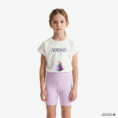 Adidas Disney Frozen Çocuk Beyaz Eşofman Takımı
