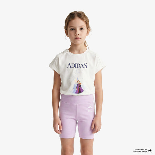 Adidas Disney Frozen Çocuk Beyaz Eşofman Takımı