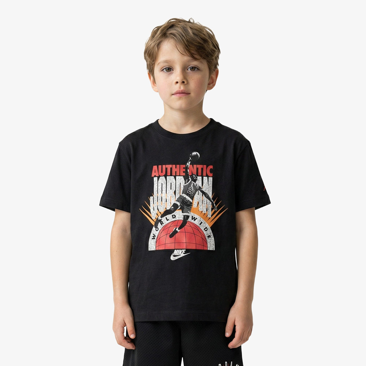 Jordan Jdb Authentic Çocuk Siyah T-shirt