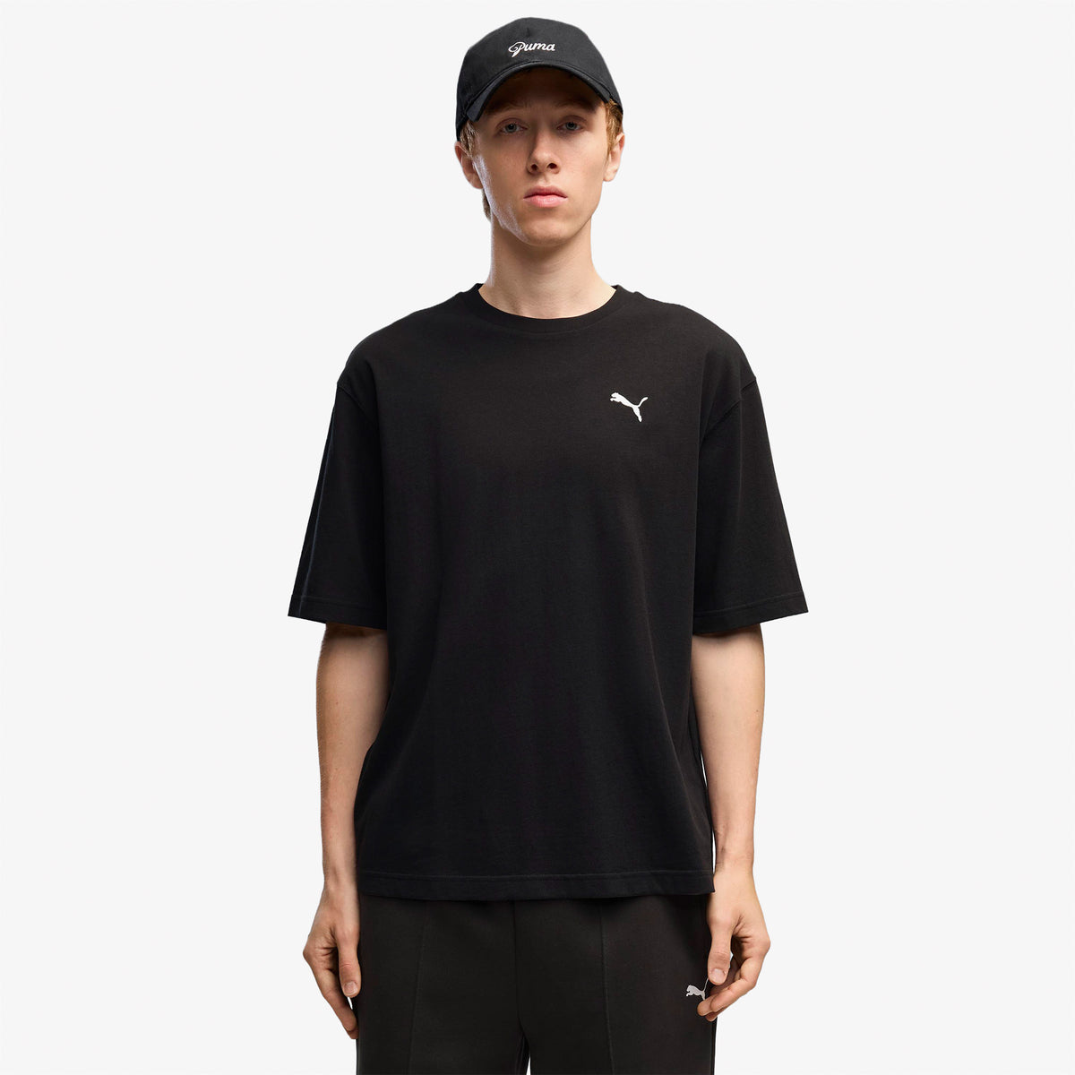 Puma Essential Boxy Erkek Siyah T-shirt