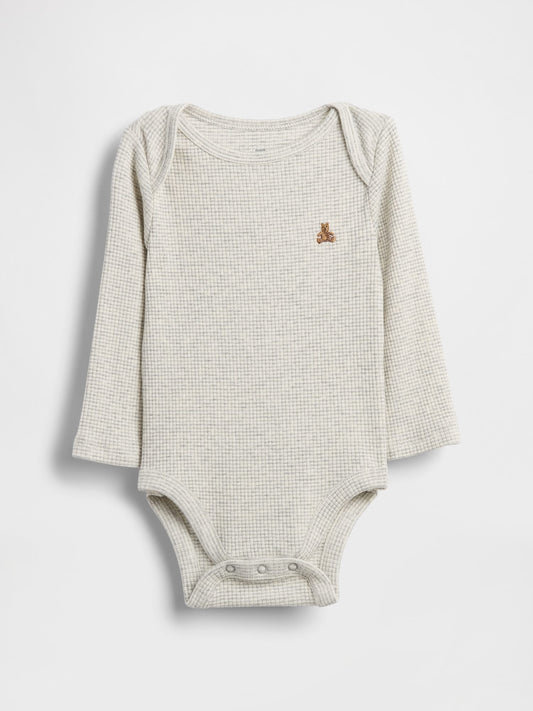Açık Gri First Favorites Tinyrib Bodysuit