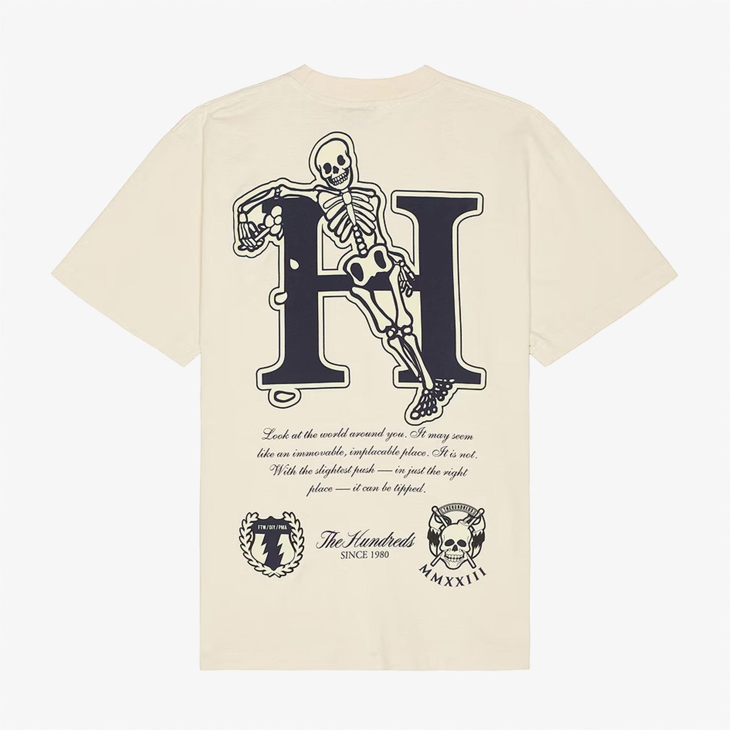 The Hundreds End Of The Beginning Erkek Beyaz T-shirt