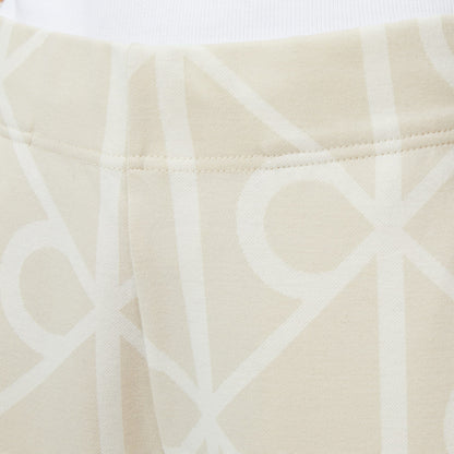 Calvin Klein Emblem Jacquard Kadın Bej Eşofman Altı