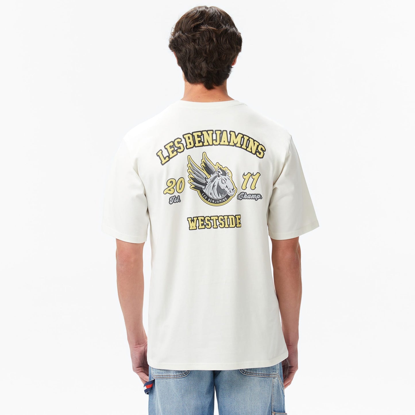 Les Benjamins Erkek Beyaz T-shirt