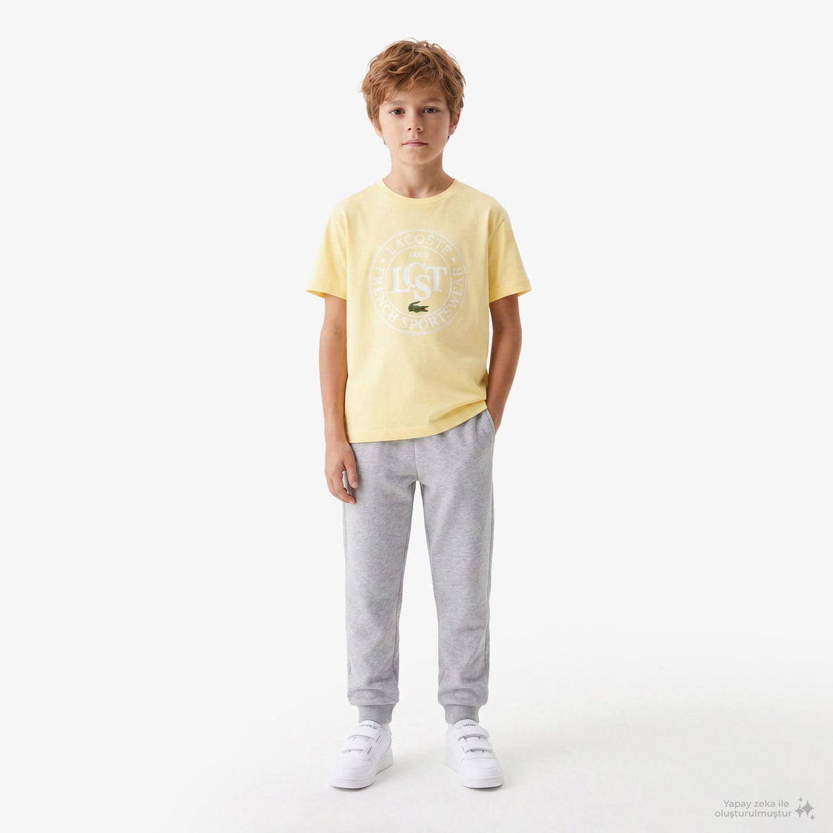 Lacoste Çocuk Gri Eşofman Altı
